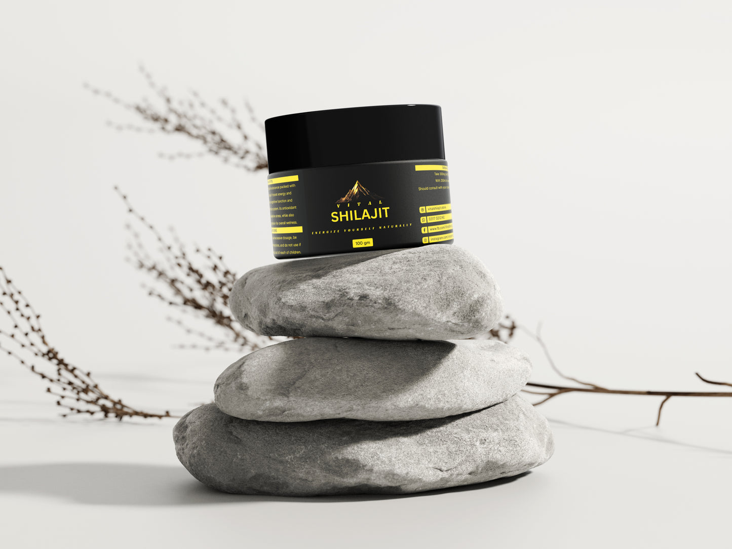 Vital Shilajit - Pure Himalayan Shilajit Resin for Energy & Vitality